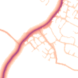 Daytime road noise heatmap for CO9 1FS