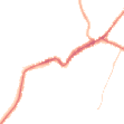 Night-time road noise heatmap for CO9 1HT