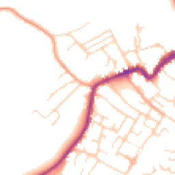 Daytime road noise heatmap for CO9 1JJ