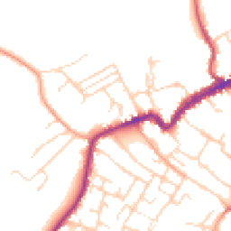 Daytime road noise heatmap for CO9 1LF