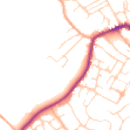 Daytime road noise heatmap for CO9 1LQ