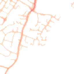 Daytime road noise heatmap for CO9 1RA