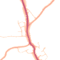 Daytime road noise heatmap for CO9 1ST