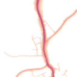 Daytime road noise heatmap for CO9 1TD