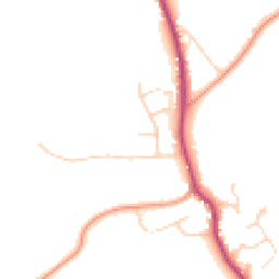 Daytime road noise heatmap for CO9 1TH