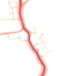 Daytime road noise heatmap for CO9 1TW