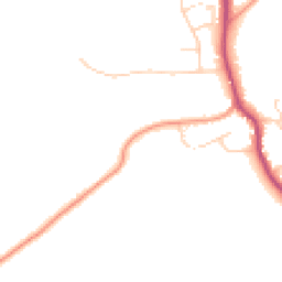Daytime road noise heatmap for CO9 1UD