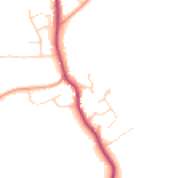 Daytime road noise heatmap for CO9 1UF