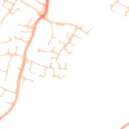 Daytime road noise heatmap for CO9 1YG