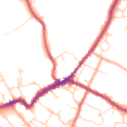 Daytime road noise heatmap for CO9 2DF