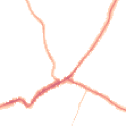 Night-time road noise heatmap for CO9 2DF