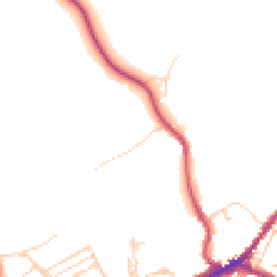Daytime road noise heatmap for CO9 2DR