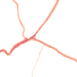 Night-time road noise heatmap for CO9 2EA