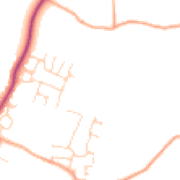 Daytime road noise heatmap for CO9 2GR