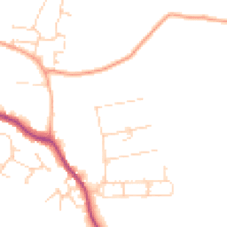 Daytime road noise heatmap for CO9 2GU