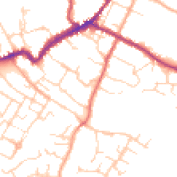 Daytime road noise heatmap for CO9 2GY