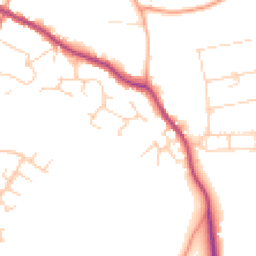Daytime road noise heatmap for CO9 2GZ