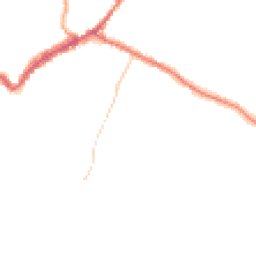 Night-time road noise heatmap for CO9 2JS