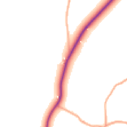 Daytime road noise heatmap for CO9 2RR