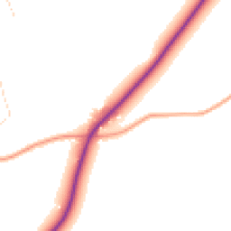 Daytime road noise heatmap for CO9 2SD