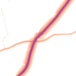 Daytime road noise heatmap for CO9 2SE