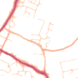 Daytime road noise heatmap for CO9 2SR