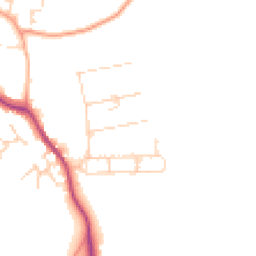 Daytime road noise heatmap for CO9 2SY