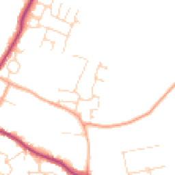 Daytime road noise heatmap for CO9 2TS