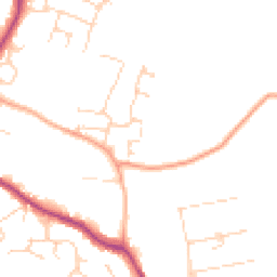 Daytime road noise heatmap for CO9 2UA