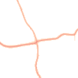 Daytime road noise heatmap for CO9 3BE