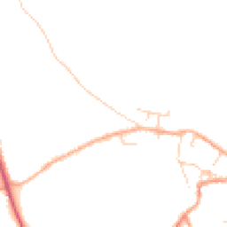 Daytime road noise heatmap for CO9 3EA