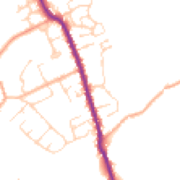 Daytime road noise heatmap for CO9 3HP