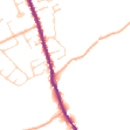 Daytime road noise heatmap for CO9 3HX