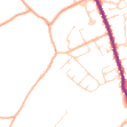 Daytime road noise heatmap for CO9 3JH