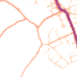 Daytime road noise heatmap for CO9 3NS
