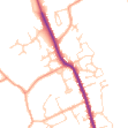 Daytime road noise heatmap for CO9 3PX