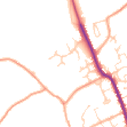 Daytime road noise heatmap for CO9 3PZ