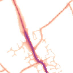 Daytime road noise heatmap for CO9 3QE