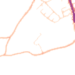 Daytime road noise heatmap for CO9 3RY