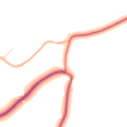 Daytime road noise heatmap for CO9 4AJ