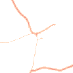 Daytime road noise heatmap for CO9 4DJ