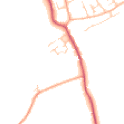 Daytime road noise heatmap for CO9 4ET