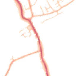 Daytime road noise heatmap for CO9 4EY
