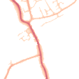 Daytime road noise heatmap for CO9 4HA