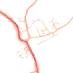 Daytime road noise heatmap for CO9 4HX