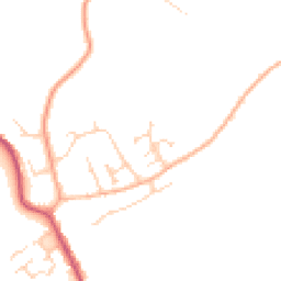 Daytime road noise heatmap for CO9 4JF