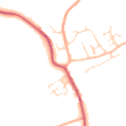 Daytime road noise heatmap for CO9 4PR