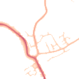 Daytime road noise heatmap for CO9 4QG