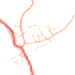 Daytime road noise heatmap for CO9 4QJ