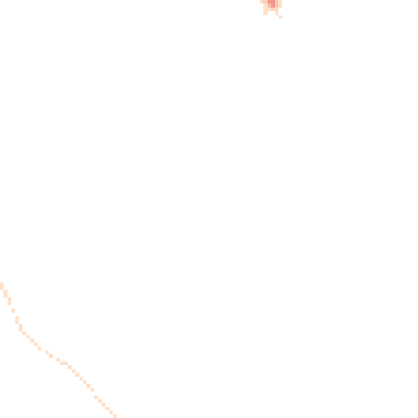 Night-time road noise heatmap for CR0 0AR